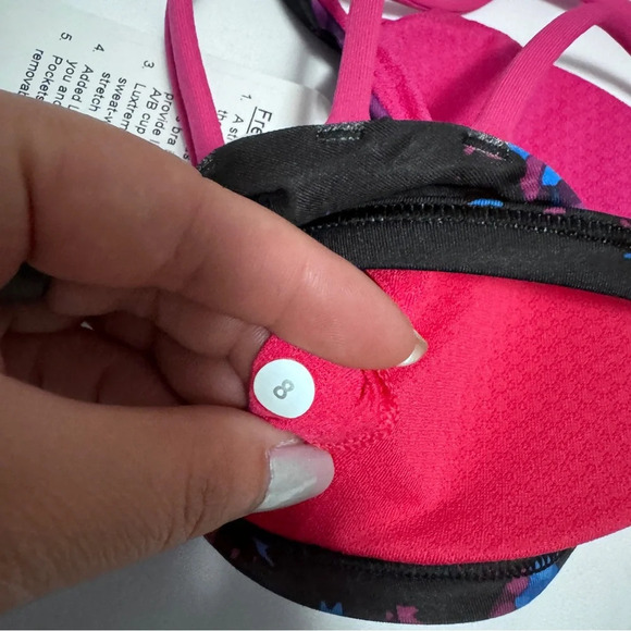 🆕💜 Lululemon Free to Be Wild Bra - Dandy Digie Multi Boom Juice - Picture 8 of 10
